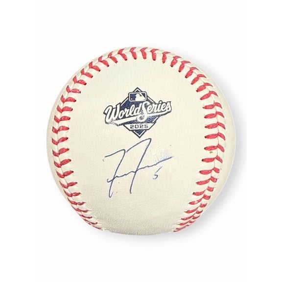 Freddie Freeman Signed Autographed 2025 World Series Baseball Dodgers Fanatics