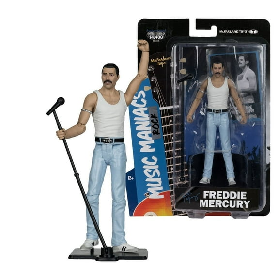 Freddie Mercury (Music Maniacs: Rock) 6" Posed Figure - McFarlane Toys