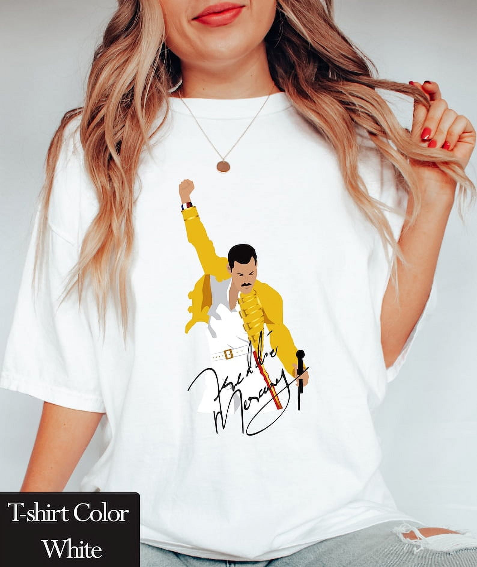 Freddie Mercury Shirt Queen Band TShirt Rock Band