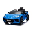 thumbnail image 1 of 12V Chevrolet Corvette C8 Stingray 1-Seater Kids Ride-On Car, 1 of 11