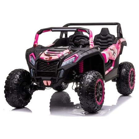 Freddo Cammo Pink 24 V Dune Buggy Powered Ride-On with Parental Remote Control
