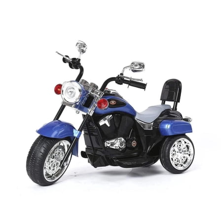 Freddo Toys 6V Battery Powered Electric Chopper-Style Ride-On Trike, Blue