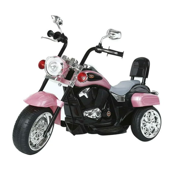 Freddo Toys 6V Battery Powered Electric Chopper-Style Ride-On Trike, Pink