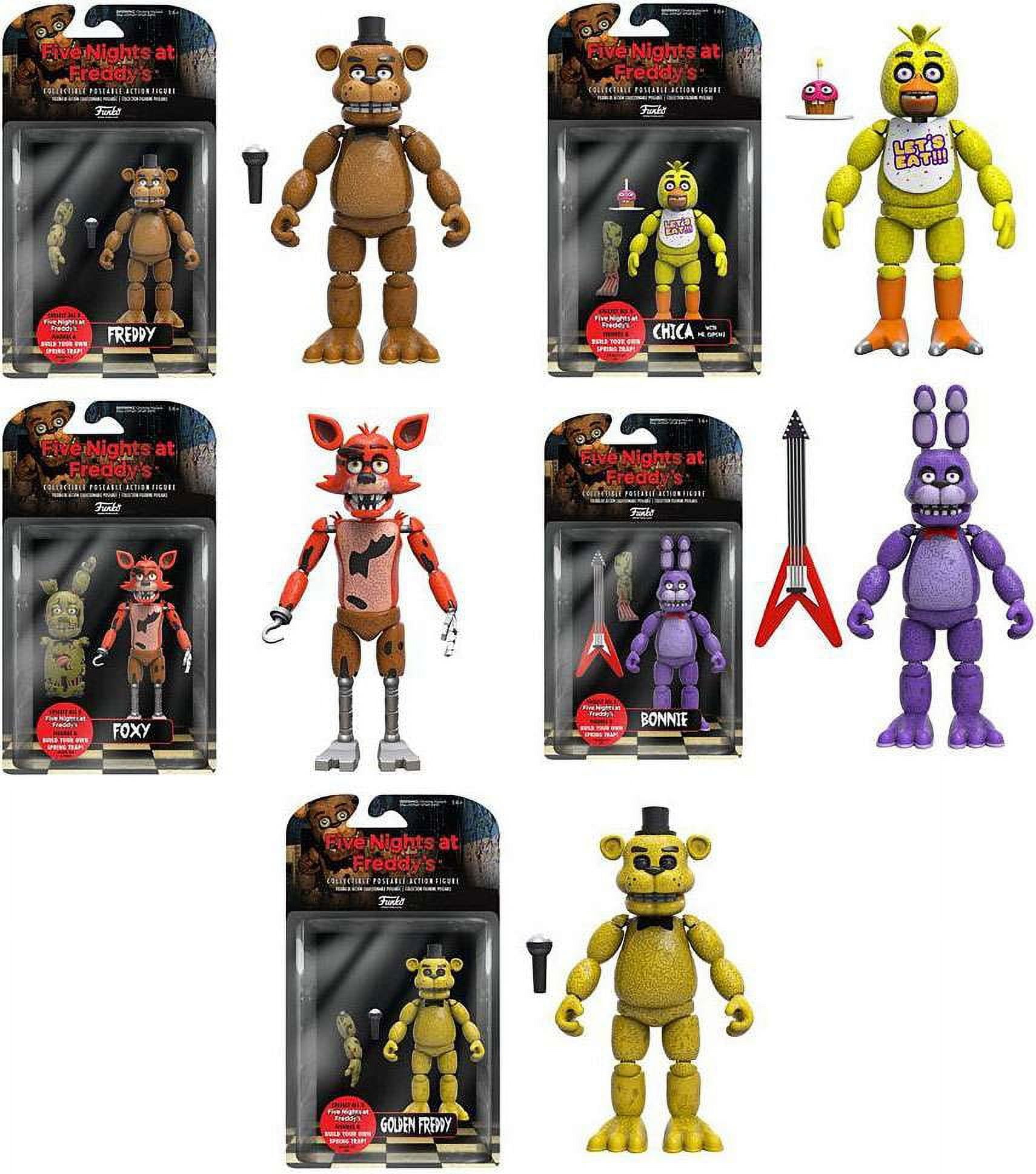 Toy Figure Фнаф 1 Fnaf Freddy Foxy Chica Bonnie Fnaf Animatronics