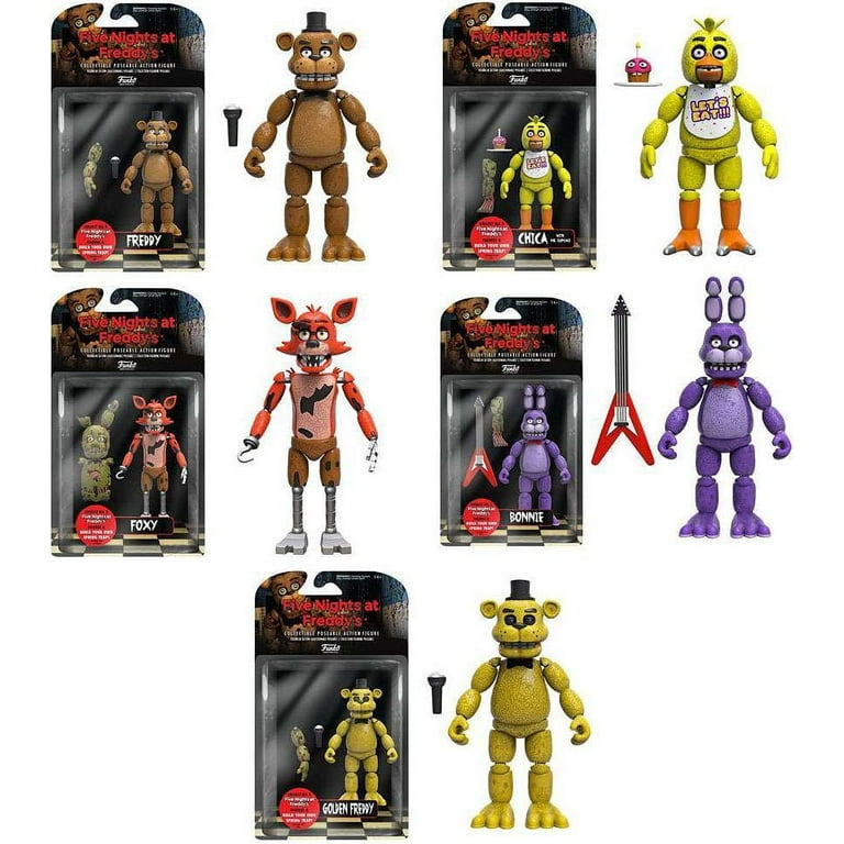 Funko Five Nights at Freddy's 5-inch Series 1 Action Figures (Set of 5)