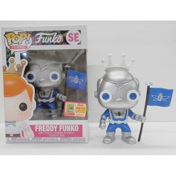 Freddy Funko Pop! Vinyl Figure Space Robot Silver & Blue (LE2000) [SE]