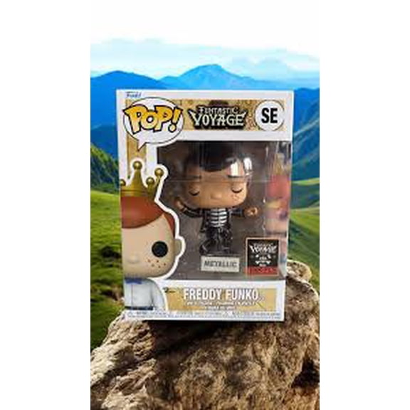 Freddy Funko as Elvis SE Metallic Funtastic Voyage 1000 PCS Exclusive Funko Pop with Protector