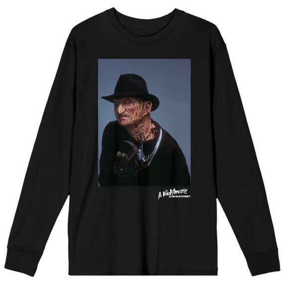 Freddy Krueger A Nightmare On Elm Street Long Sleeve T-Shirt-3XL