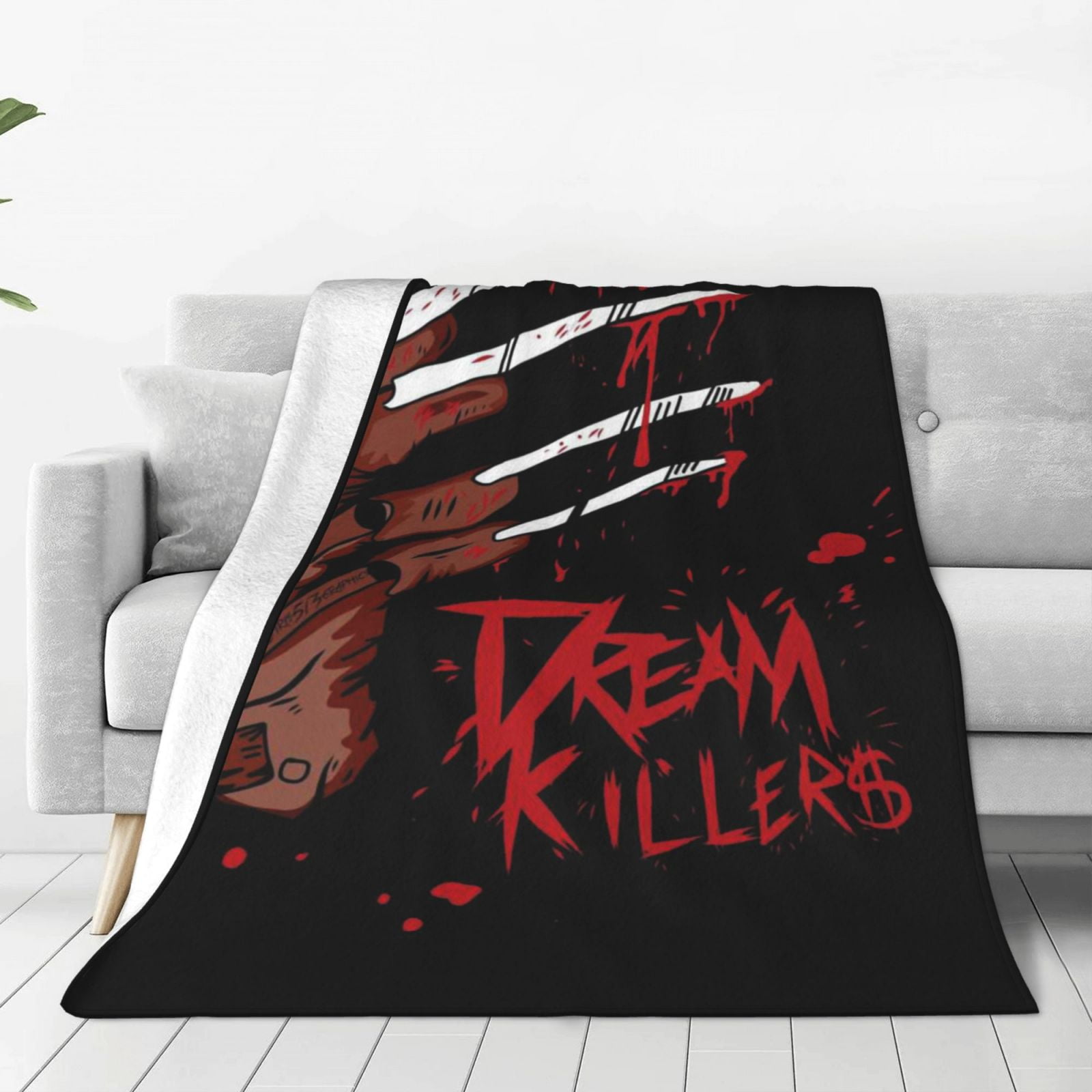 Freddy Krueger Blanket Soft Warm Flannel Throw Blanket For Bedroom
