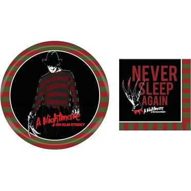 Freddy Krueger Freddy Never Sleep Again 32ct Paper Napkin and Plate Party Pack
