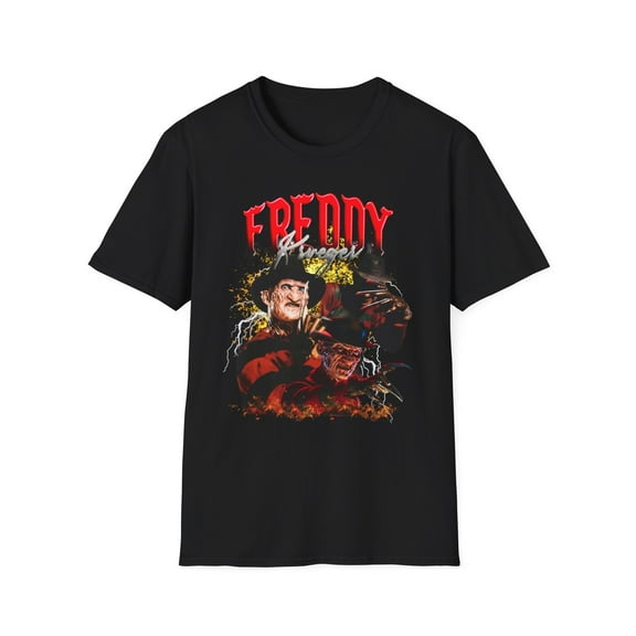 Freddy Krueger, Gildan Unisex Softstyle T-Shirt, Horror Graphic Tee, S-3XL