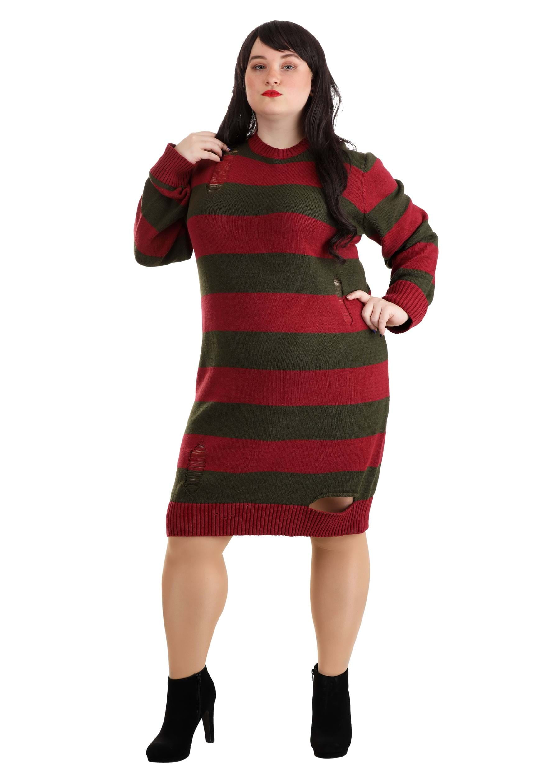 Plus size freddy krueger clearance dress