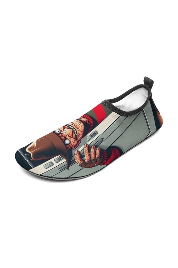 Freddy Krueger Water Shoes Beach Swim Barefoot Quick Dry Aqua Socks, Non-Slip Sporty Water Shoes for Men Women 13/14men
