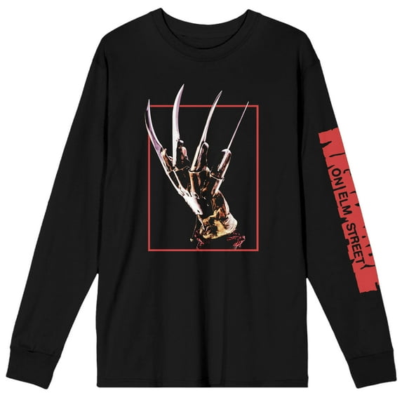 Freddy Nightmare On Elm Street Long Sleeve Tee Shirt-XS