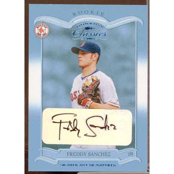 Freddy Sanchez Rookie Card 2003 Donruss Classics Significant Signatures #163