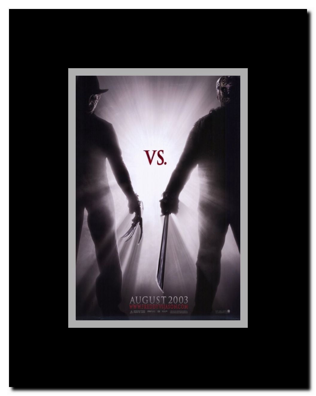 Freddy Vs. Jason Framed Movie Poster