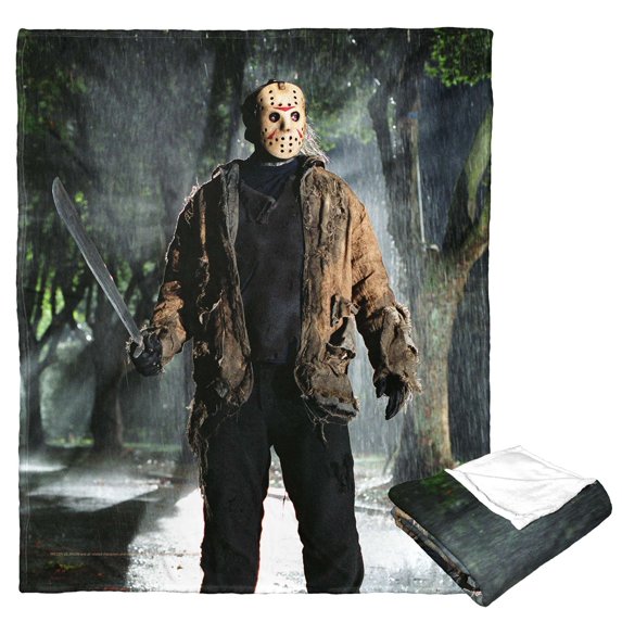 Freddy Vs Jason Out In The Storm Kids Silk Touch Throw Blanket