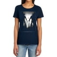 thumbnail image 1 of Freddy Vs Jason Silhouettes Women's T Shirt, Navy, Large, 1 of 6