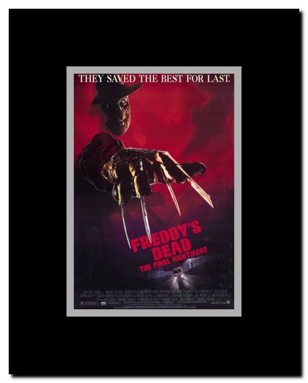 Freddy's Dead Final Nightmare Framed Movie Poster