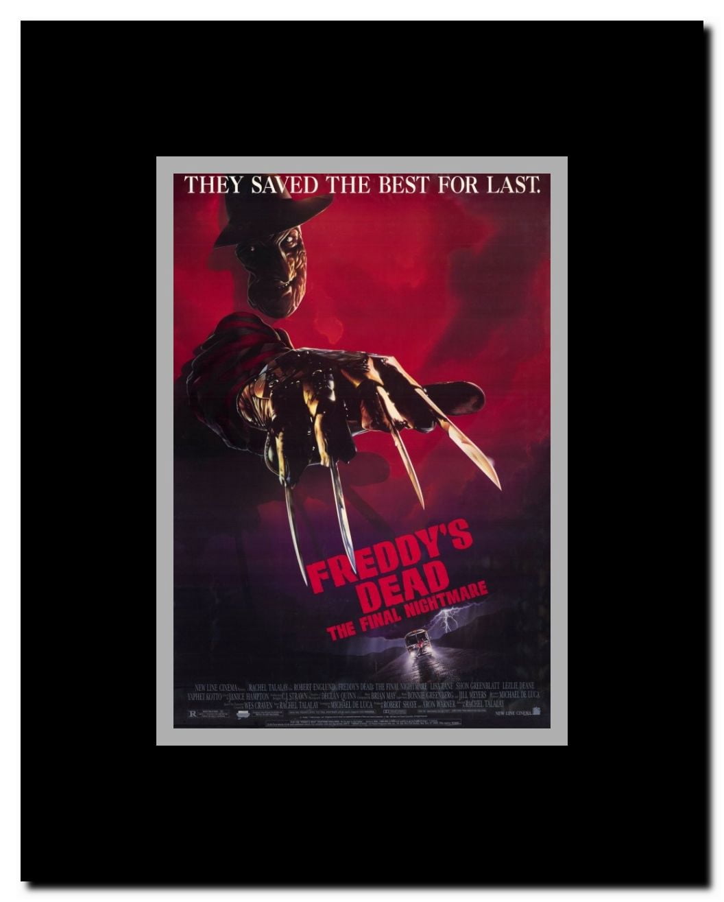 Freddy's Dead: The Final Nightmare Framed Movie Poster