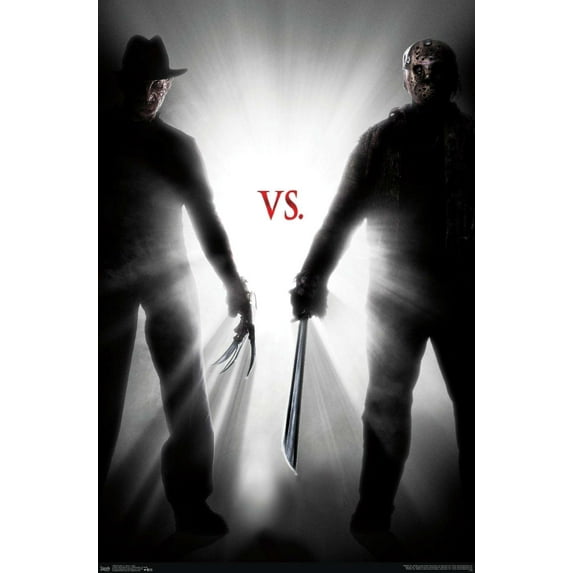 Freddy vs. Jason - Light Wall Poster, 14.725" x 22.375"