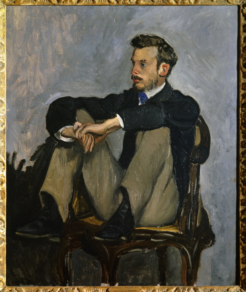 Frederic Bazille (1841-1870) French School Canvas Art - (18 x 24)