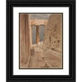 thumbnail image 1 of Frederic Edwin Church 15x18 Black Ornate Wood Framed Double Matted Museum Art Print Titled - North Peristyle of the Parthenon, Athens (1869), 1 of 5