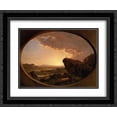 thumbnail image 1 of Frederic Edwin Church 2x Matted 24x20 Black Ornate Framed Art Print 'Moses Viewing the Promised Land', 1 of 2