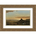 thumbnail image 1 of Frederic Edwin Church 2x Matted 24x20 Gold Ornate Framed Art Print 'Cross in the Wilderness', 1 of 2