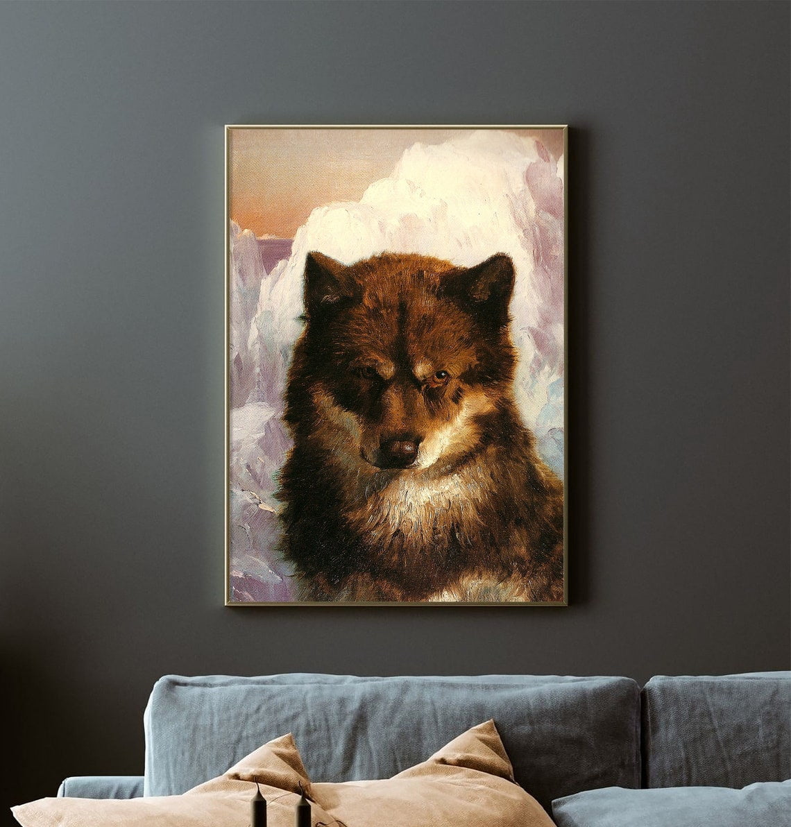 Edwin Butcher Frederic Edwin Church Oosisoak Wolf Wall Art, Living Room And Gallery ...
