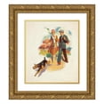 thumbnail image 1 of Frederic Kimball Mizen 20x22 Gold Ornate Framed and Double Matted Museum Art Print Titled - Banished; Those Teenage Morning Blues (1925), 1 of 4