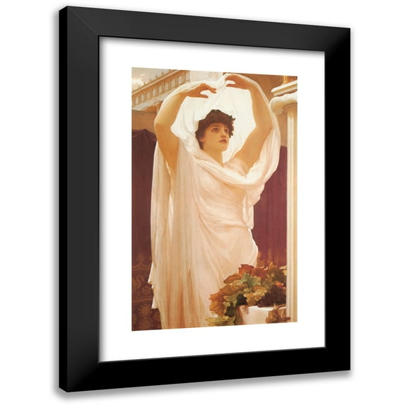 Frederic Leighton 12x18 Black Modern Framed Museum Art Print Titled - Invocation