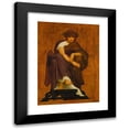 thumbnail image 1 of Frederic Leighton 14x18 Black Modern Framed Museum Art Print Titled - Mnemosyne, Mother of the Muses, 1 of 5