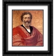 thumbnail image 1 of Frederic Leighton 2x Matted 20x24 Black Ornate Framed Art Print 'Self-portrait', 1 of 2