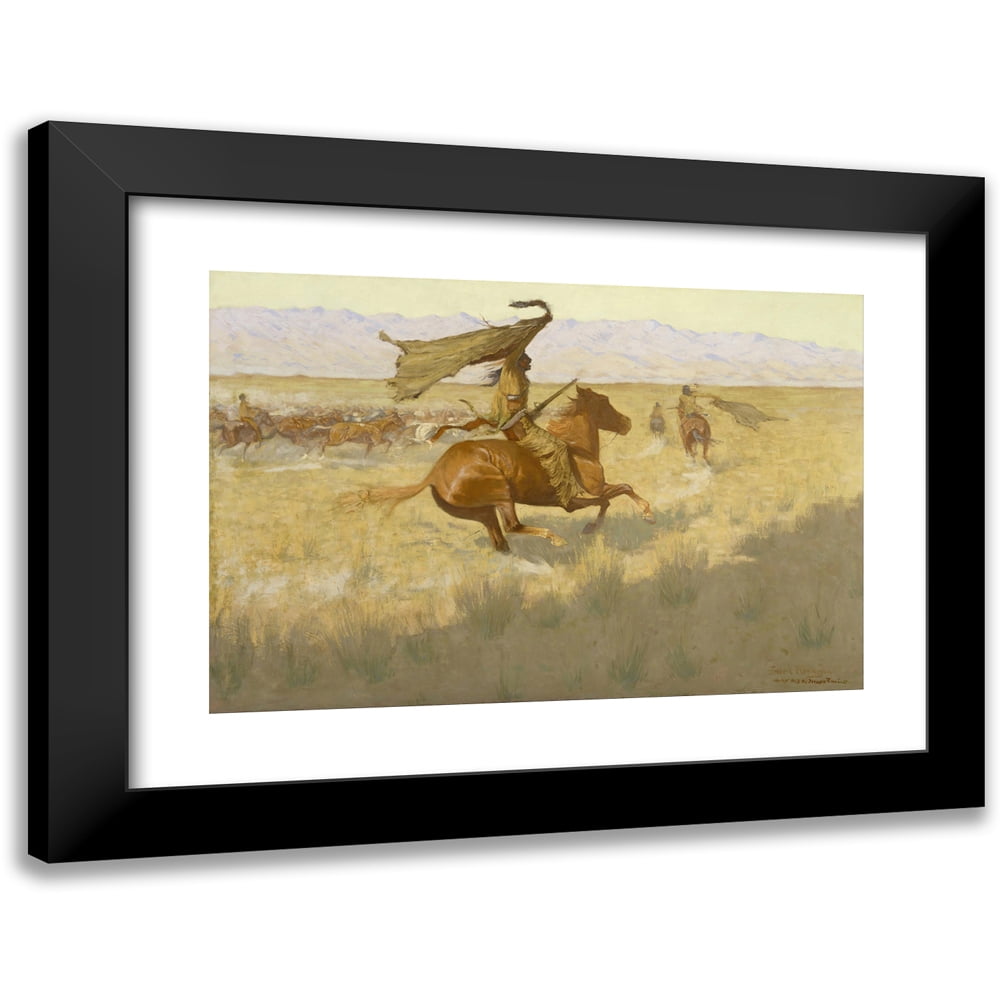 NgAnoh Stampa artistica da parete su tela con immagine del cowboy di Frederic Remington, decorazione per la casa, 50 x 75 cm