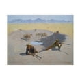 thumbnail image 1 of Frederic Remington 'Fight For The Waterhole' Canvas Art, 1 of 4