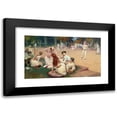 thumbnail image 1 of Frederick Arthur Bridgman 18x12 Black Modern Framed Museum Art Print Titled - Lawn Tennis Club (1891), 1 of 5