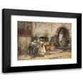 thumbnail image 1 of Frederick Arthur Bridgman 24x19 Black Modern Framed Museum Art Print Titled - Off for a Ride, Constantine, Algeria, 1 of 5