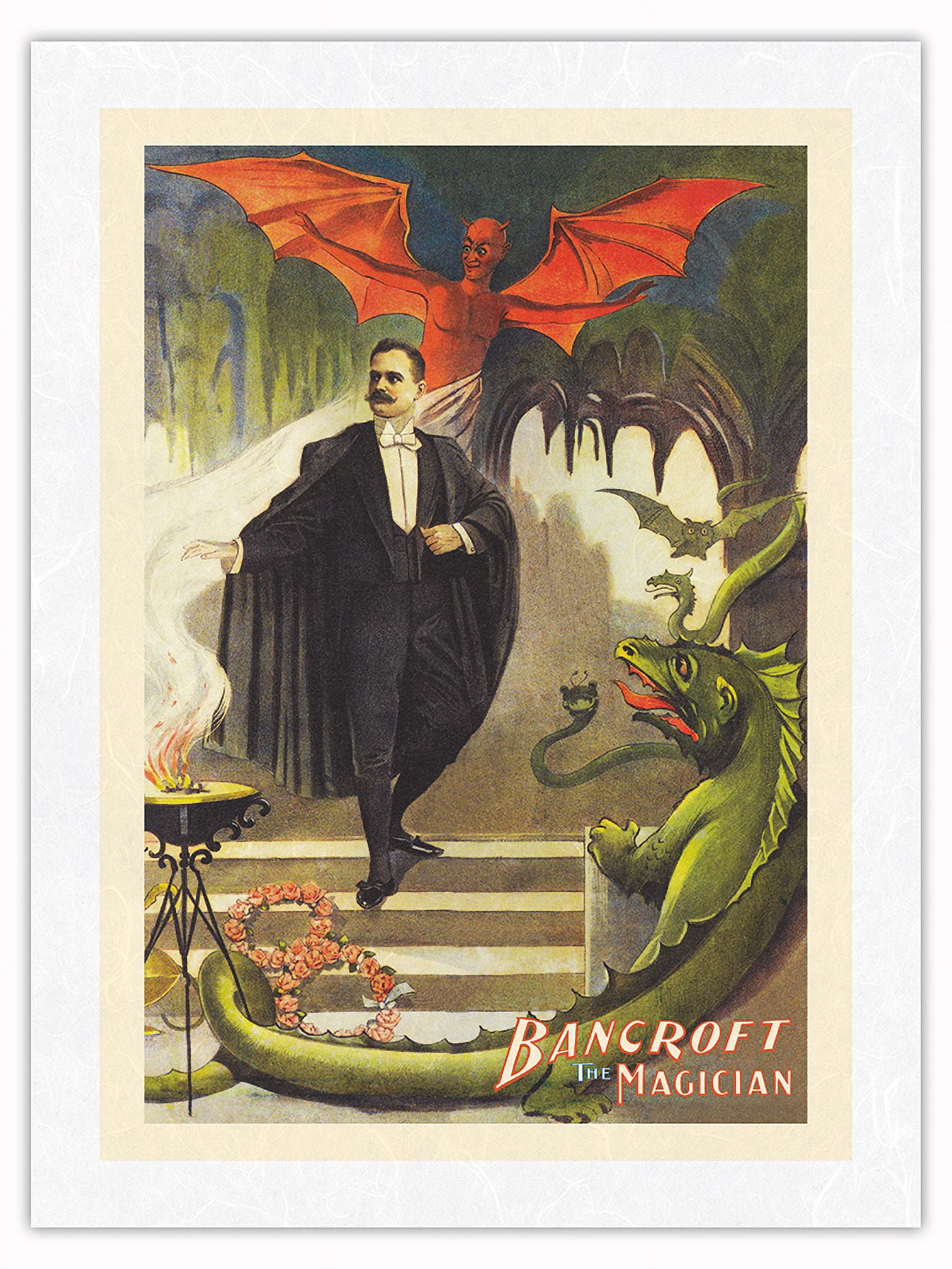 Frederick Bancroft the Magician - Vintage Magic Poster c.1910 ...