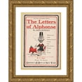 thumbnail image 1 of Frederick Burr Opper 18x24 Gold Ornate Framed and Double Matted Museum Art Print Titled - The Letters of Alphonse by Alex Kenealy (1900), 1 of 4