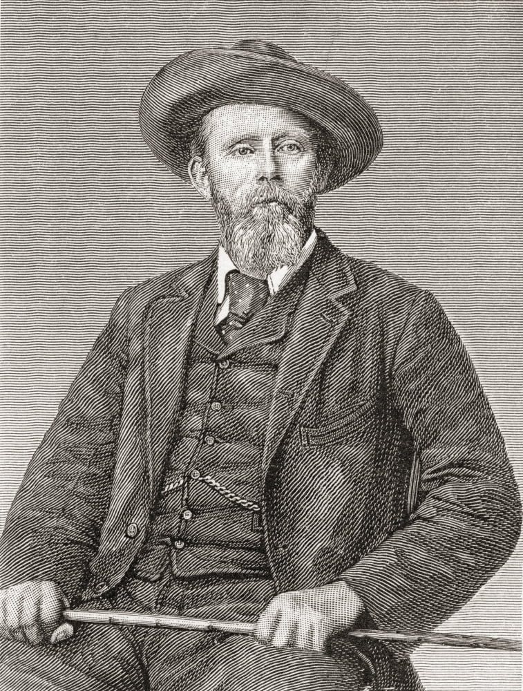 Frederick Courteney Selous 1851 Canvas Art - Ken Welsh Design Pics (12 x 16)