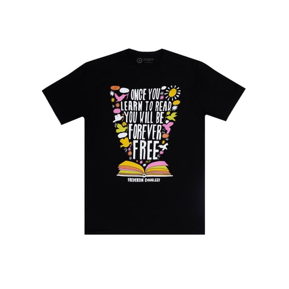 Frederick Douglass: Once You Learn to Read Unisex T-Shirt Large, (Other)
