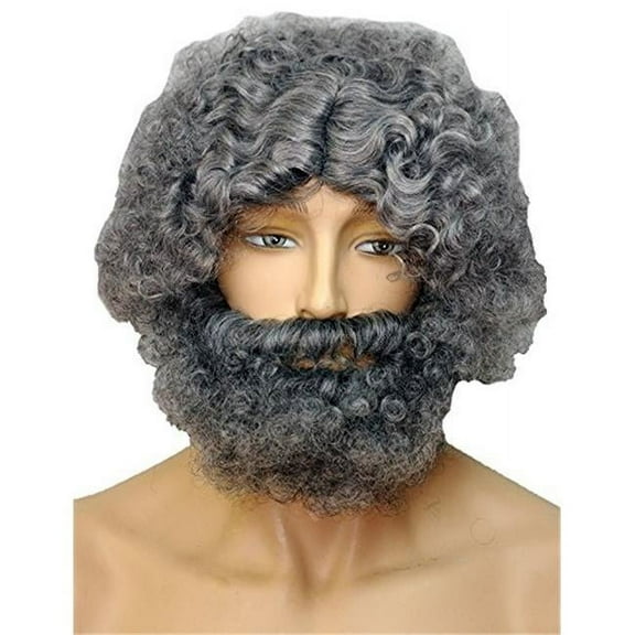 Frederick Douglass Wig Set - Gray