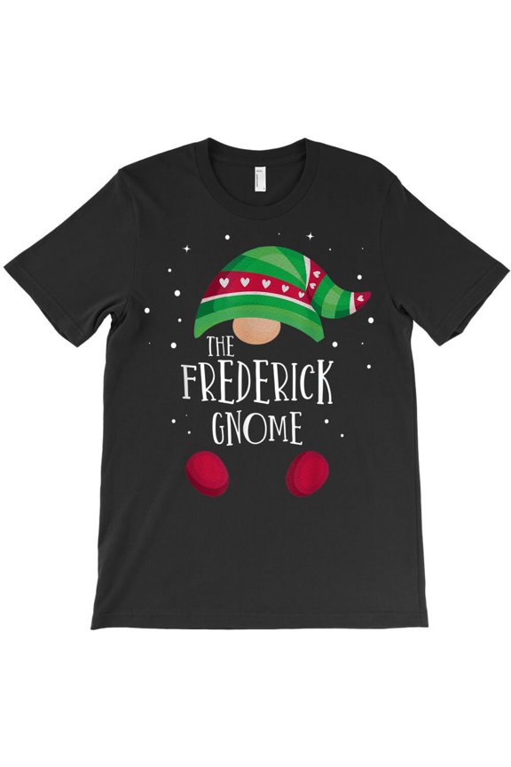 Frederick Gnome Family Funny Matching Christmas Pajamas Holiday Graphic H23501 Unisex T-Shirt, Up to 5XL Available