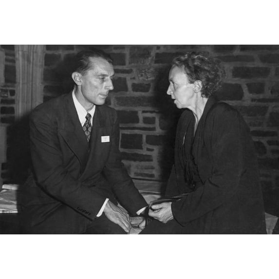 Frederick Joliot And His Wife History (36 x 24)