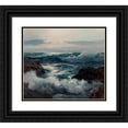 thumbnail image 1 of Frederick Judd Waugh 22x20 Black Ornate Framed Double Matted Museum Art Print Titled: The Invading Surf, 1 of 5