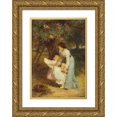 thumbnail image 1 of Frederick Morgan 13x18 Gold Ornate Wood Frame and Double Matted Museum Art Print Titled - Apple Time, 1 of 4