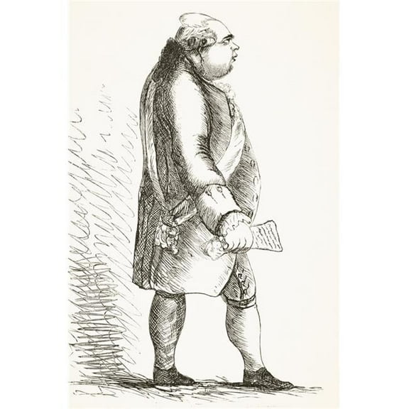 Frederick North 2Nd Earl of Guilford Lord North 1732 - 1792 Prime Minister of Great Britain From The National & Dome Poster Print - Large - 22 x 34