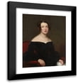 thumbnail image 1 of Frederick Randolph Spencer 20x24 Black Modern Framed Museum Art Print Titled - Portrait of a Lady in a Black Dress (1840), 1 of 5