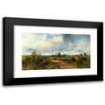 thumbnail image 1 of Frederick Waters Watts 14x10 Black Modern Framed Museum Art Print Titled - A View Near Canterbury, 1 of 5
